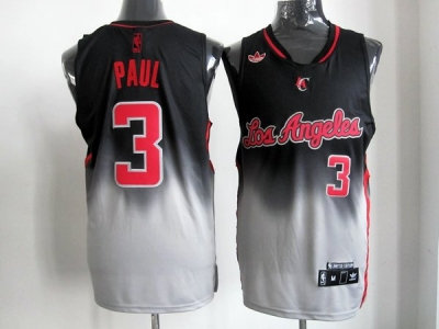nba los angeles clippers #3 paul black-grey nba los angeles clippers #3 paul black-grey