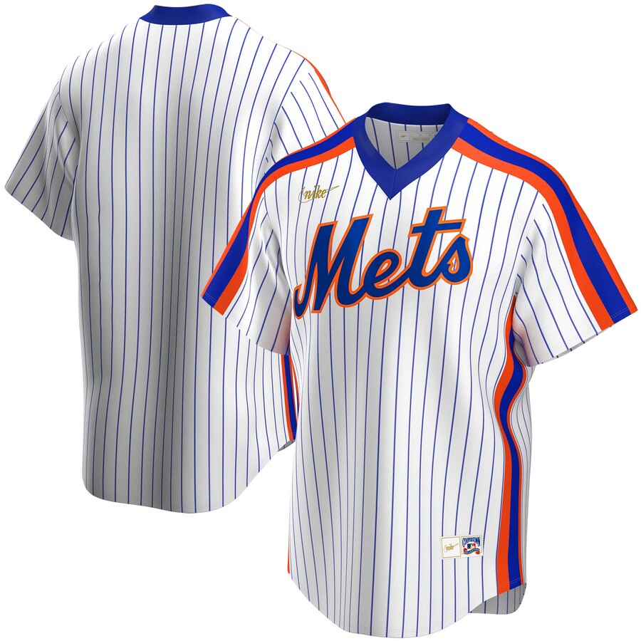 New York Mets Nike Home Cooperstown Collection Team MLB Jersey White New York Mets Nike Home Cooperstown Collection Team MLB Jersey White