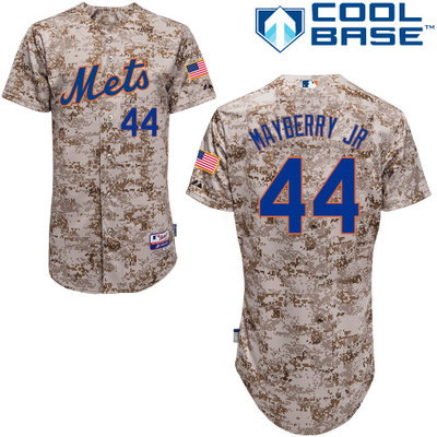 New York Mets #44 Mayberry jr Authentic Personalized Alternate Camo Jersey