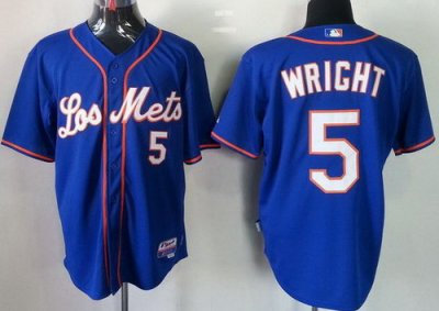 New York Mets 5 David Wright Blue Cool Base MLB Jerseys Los Mets New York Mets 5 David Wright Blue Cool Base MLB Jerseys Los Mets