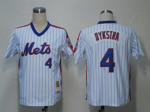 MLB Jerseys New York Mets 4 Dykstra White Throwback Jerseys MLB Jerseys New York Mets 4 Dykstra White Throwback Jerseys