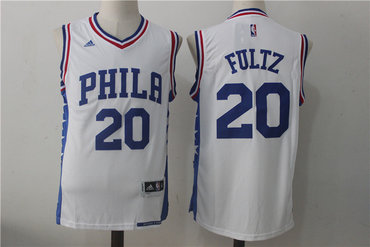 76ers 20 Markelle Fultz White Swingman Jersey