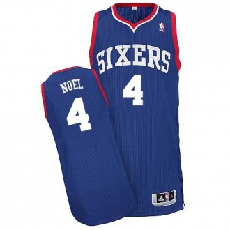 Revolution 30 Philadelphia 76ers #4 Nerlens Noel Blue NBA Jersey