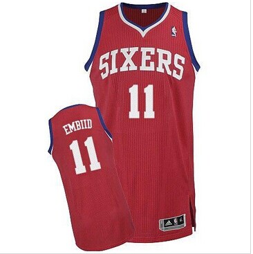 Revolution 30 Philadelphia 76ers 30 #21 Joel Embiid White Stitched NBA Jersey