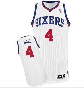 Revolution 30 Philadelphia 76ers #4 Nerlens Noel White NBA Jersey