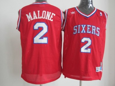 philadelphia 76ers #2 malone red(swingman)