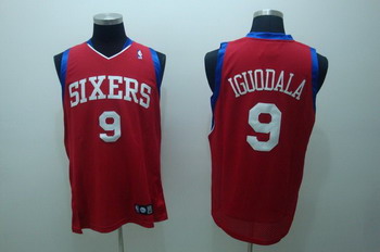 Philadelphia 76ers 9 Andre Iguodala Red Jerseys