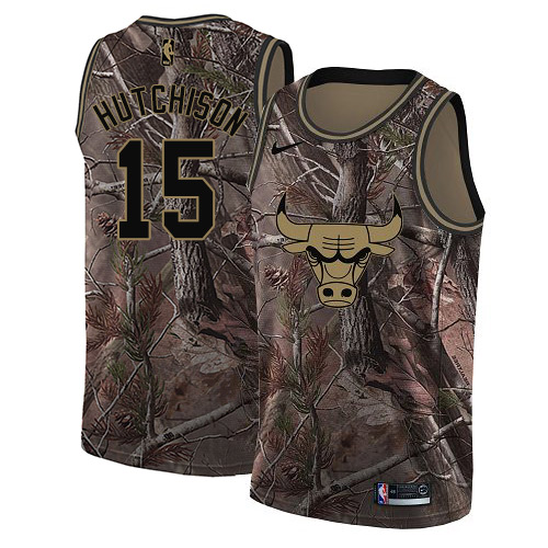 Nike Bulls #15 Chandler Hutchison Camo Youth NBA Swingman Realtree Collection Jersey Nike Bulls #15 Chandler Hutchison Camo Youth NBA Swingman Realtree Collection Jersey