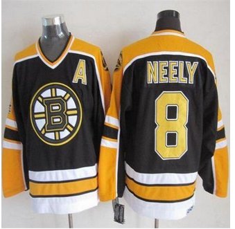 Boston Bruins #8 Cam Neely Black CCM Throwback New Stitched NHL Jersey Boston Bruins #8 Cam Neely Black CCM Throwback New Stitched NHL Jersey