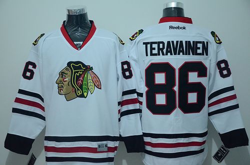 Blackhawks #86 Teuvo Teravainen White Stitched NHL Jersey Blackhawks #86 Teuvo Teravainen White Stitched NHL Jersey