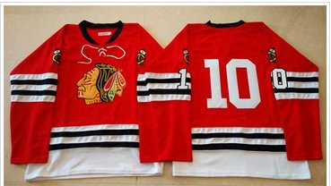 Mitchell And Ness 1960-61 Chicago Blackhawks #10 Patrick Sharp Red Stitched NHL Jersey Mitchell And Ness 1960-61 Chicago Blackhawks #10 Patrick Sharp Red Stitched NHL Jersey