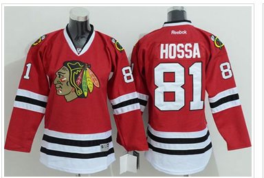Chicago Blackhawks #81 Marian Hossa Stitched Red Youth NHL Jersey