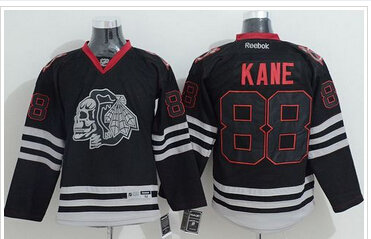 Chicago Blackhawks #88 Patrick Kane Black Ice Stitched NHL Jersey