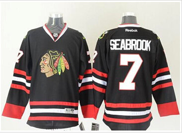 Chicago Blackhawks #7 Brent Seabrook Black Stitched NHL Jersey Chicago Blackhawks #7 Brent Seabrook Black Stitched NHL Jersey