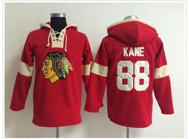 Chicago Blackhawks #88 Patrick Kane Red Pullover NHL Hoodie