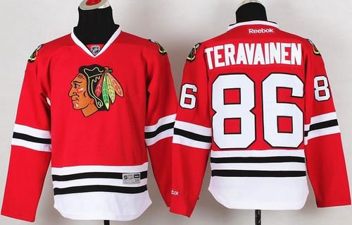 Youth NHL Chicago Blackhawks #86 Teuvo Teravainen Red Jersey Youth NHL Chicago Blackhawks #86 Teuvo Teravainen Red Jersey