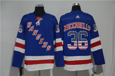 Adidas Rangers #36 Mats Zuccarello Blue US Flag Jersey Adidas Rangers #36 Mats Zuccarello Blue US Flag Jersey