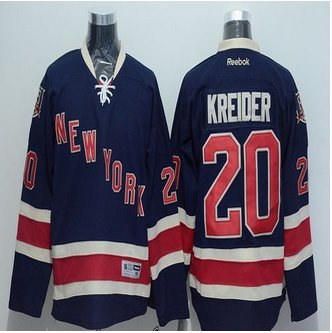 New York Rangers #20 Chris Kreider Dark Blue 85TH Anniversary Third Stitched NHL Jersey New York Rangers #20 Chris Kreider Dark Blue 85TH Anniversary Third Stitched NHL Jersey