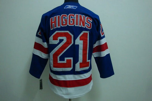 New York Rangers 21 HIGGINS Blue New York Rangers 21 HIGGINS Blue