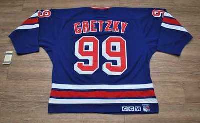 New York Rangers#99 GRETZKY Blue CCM Patch Jersey New York Rangers#99 GRETZKY Blue CCM Patch Jersey