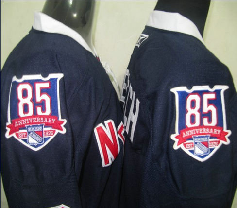 Nhl jerseys NY Rangers 18 staal Dark blue 85th