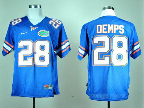 NEW Florida Gators Jeff Demps 28 Royal Blue College Football Jerseys