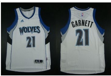 Minnesota Timberwolves #21 Kevin Garnett White Home Stitched NBA Jersey Minnesota Timberwolves #21 Kevin Garnett White Home Stitched NBA Jersey