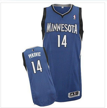 Minnesota Timberwolves Revolution 30 #14 Nikola Pekovic Blue Stitched NBA Jersey Minnesota Timberwolves Revolution 30 #14 Nikola Pekovic Blue Stitched NBA Jersey