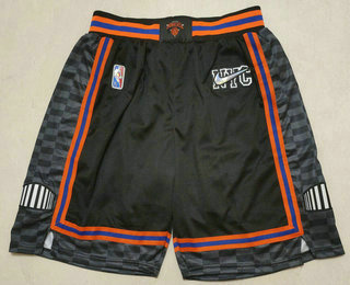 Men's New York Knicks Black Diamond 2022 City Edition Swingman Stitched Shorts Men's New York Knicks Black Diamond 2022 City Edition Swingman Stitched Shorts