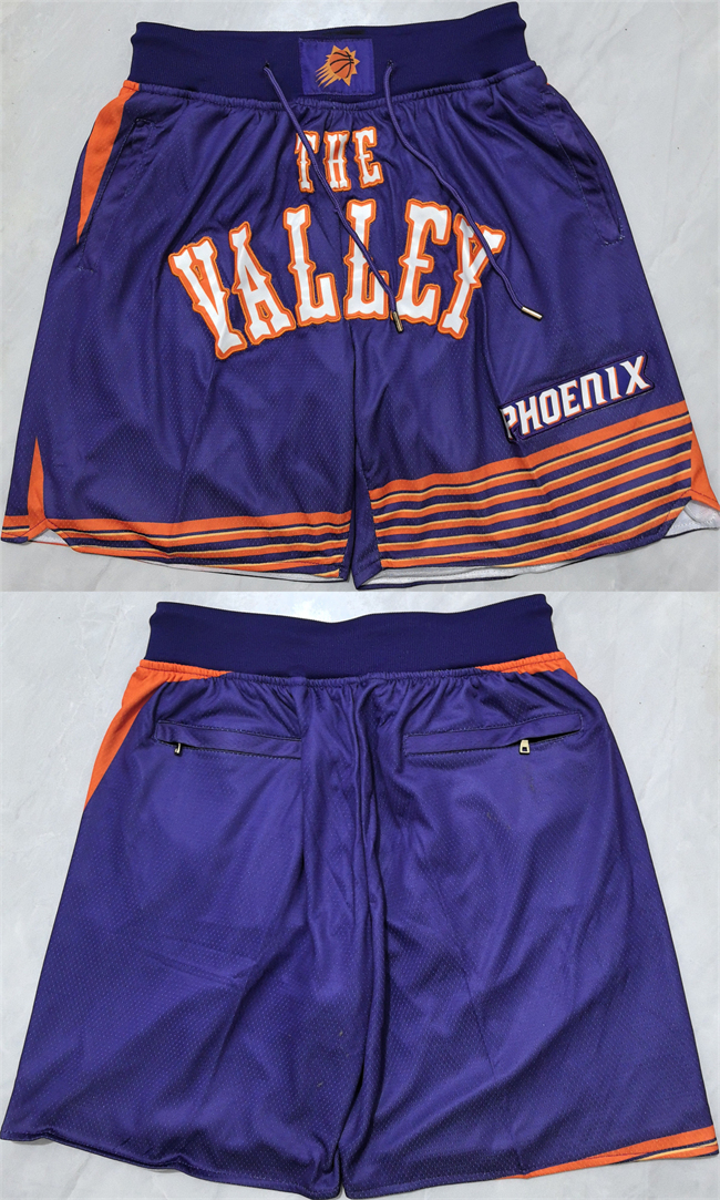 Men's Phoenix Suns Purple Shorts (Run Small) 1