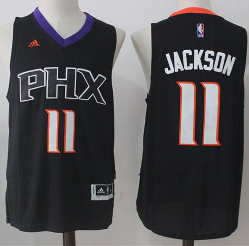 Suns #11 Josh Jackson Black Alternate Stitched NBA Jersey Suns #11 Josh Jackson Black Alternate Stitched NBA Jersey
