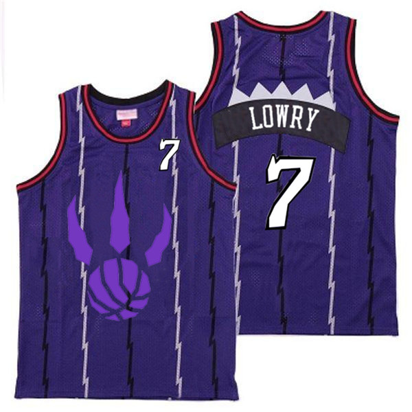 Raptors 7 Kyle Lowry Purple Logo Retro Jersey 6 Raptors 7 Kyle Lowry Purple Logo Retro Jersey 6