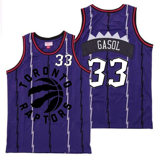 Raptors 33 Marc Gasol Purple Retro Jersey 3 Raptors 33 Marc Gasol Purple Retro Jersey 3
