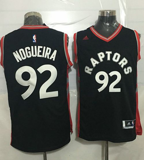 Raptors #92 Lucas Nogueira Black Stitched NBA Jersey Raptors #92 Lucas Nogueira Black Stitched NBA Jersey