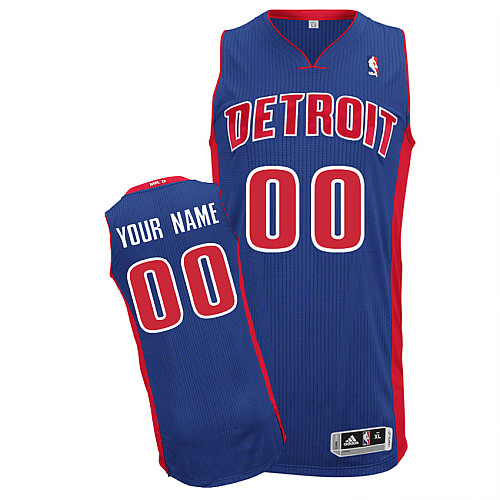 Pistons Personalized Authentic Blue Jersey (S-5XL)