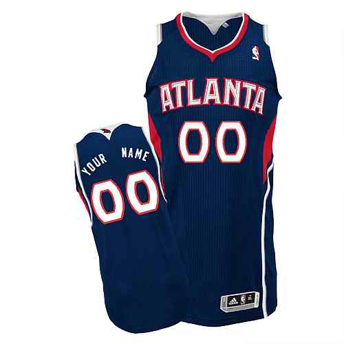 Atlanta Hawks Custom Blue Road Jersey Atlanta Hawks Custom Blue Road Jersey