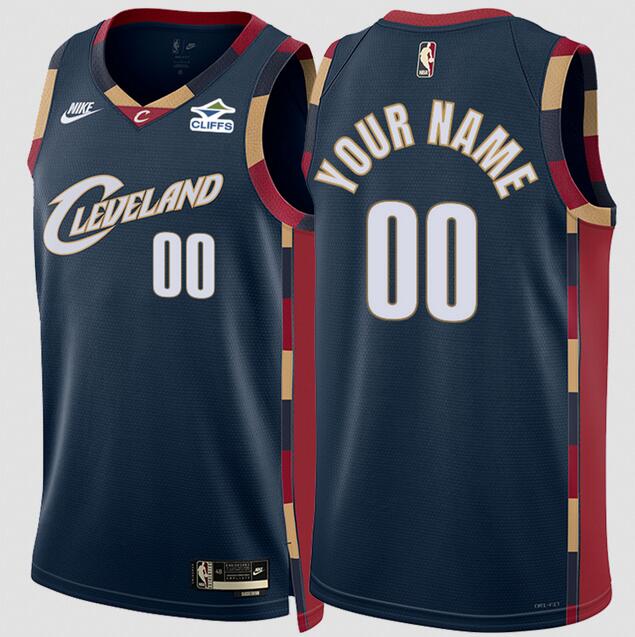 Men's Cleveland Cavaliers Active Player Custom Navy 2025 26 Classic Edition Stitched Basketball Jersey Men's Cleveland Cavaliers Active Player Custom Navy 2025 26 Classic Edition Stitched Basketball Jersey