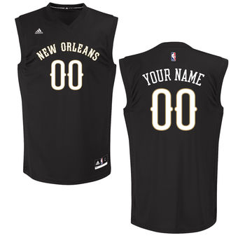 Men's Charlotte Hornets adidas Black Custom Chase Jersey Men's Charlotte Hornets adidas Black Custom Chase Jersey