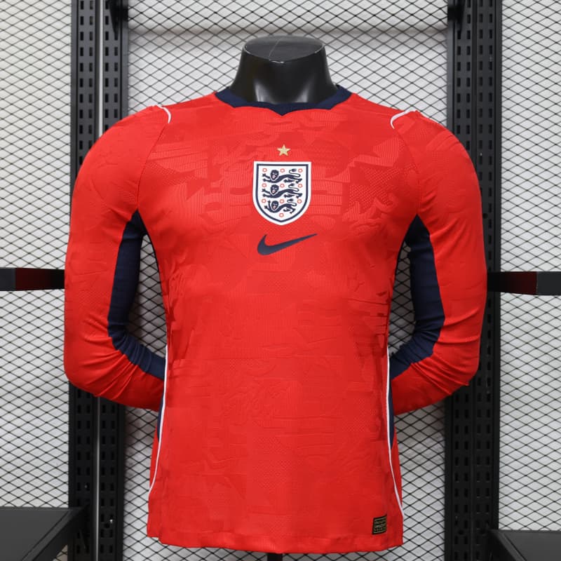 2026 World Cup England Away Kit Soccer Long Sleeve Shirt Jersey