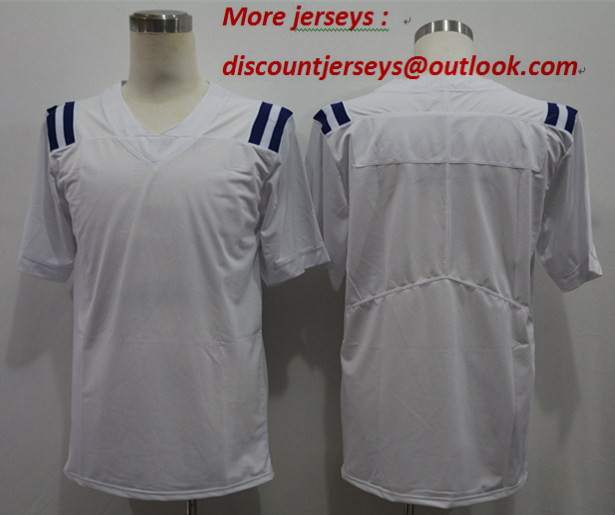 Nike Colts Blank White Vapor Untouchable Limited Jersey