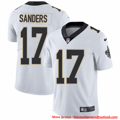 Nike Saints #17 Emmanuel Sanders White Men's Stitched NFL Vapor Untouchable Limited Jersey