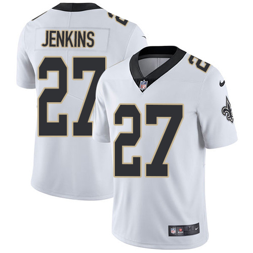 Nike Saints #27 Malcolm Jenkins White Men's Stitched NFL Vapor Untouchable Limited Jersey Nike Saints #27 Malcolm Jenkins White Men's Stitched NFL Vapor Untouchable Limited Jersey