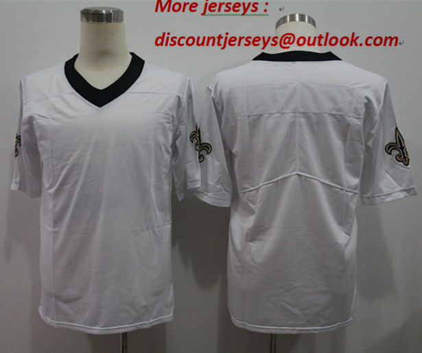 Nike Saints Blank White Vapor Untouchable Limited Jersey