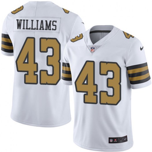 Nike Saints 43 Marcus Williams Black Color Rush Limited Jersey Nike Saints 43 Marcus Williams Black Color Rush Limited Jersey