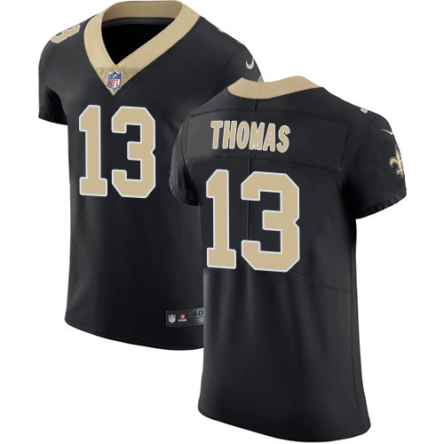 Nike Saints #13 Michael Thomas Black Team Color Men's Stitched NFL Vapor Untouchable Elite Jersey Nike Saints #13 Michael Thomas Black Team Color Men's Stitched NFL Vapor Untouchable Elite Jersey