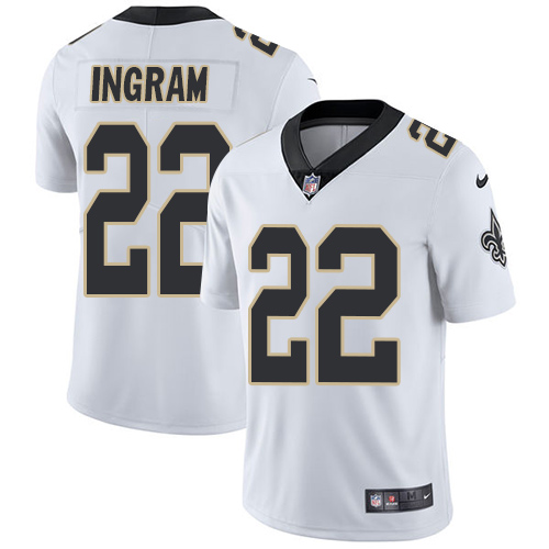 Nike Saints #22 Mark Ingram White Men's Stitched NFL Vapor Untouchable Limited Jersey Nike Saints #22 Mark Ingram White Men's Stitched NFL Vapor Untouchable Limited Jersey