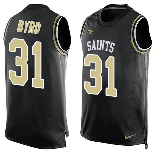 Nike Saints #31 Jairus Byrd Black Team Color Men's Stitched NFL Limited Tank Top Jersey Nike Saints #31 Jairus Byrd Black Team Color Men's Stitched NFL Limited Tank Top Jersey
