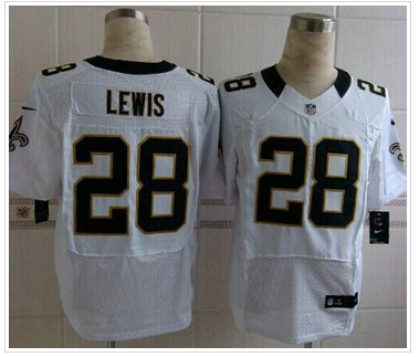 New Orleans Saints #28 Keenan Lewis White NFL Elite Jersey