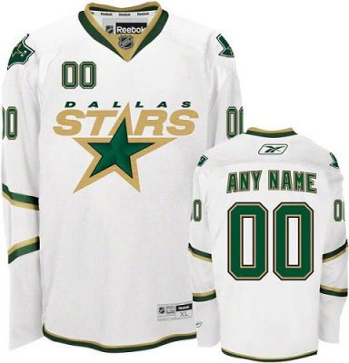 Customized Dallas Stars Jersey White Mans Jersey