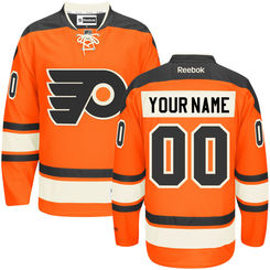 Mens Philadelphia Flyers Reebok Orange Premier Alternate Custom Jersey Mens Philadelphia Flyers Reebok Orange Premier Alternate Custom Jersey